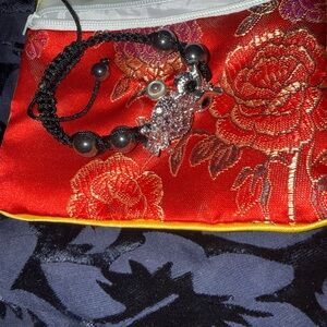 Owl Bracelet with Hematite beads